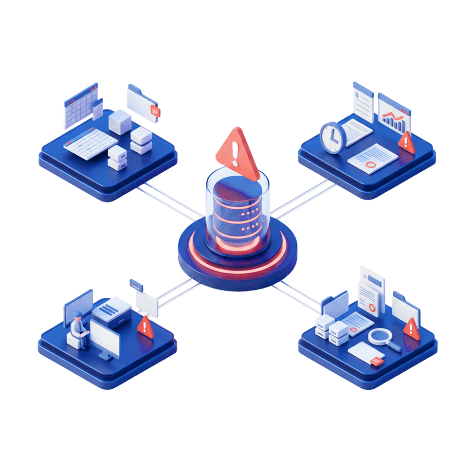 Разрозненные источники данных об имуществе, собранные в единую систему